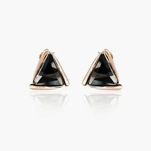 Crystal Gold Earrings  
